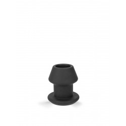 Rude Rider Hollow Anal Plug Small Black (T9223)