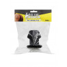 Rude Rider Hollow Anal Plug Small Black (T9223)
