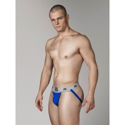 MM The Original Jockstrap Underwear Royal/Grey 2 inch (T6222)