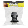 Rude Rider Hollow Anal Plug Small Black (T9223)