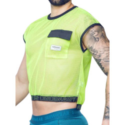 Supawear Neon Mesh Top Neon Green (T9714)