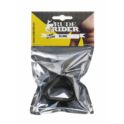 RudeRider Liquid Silicone Sling Black (T9733)