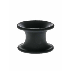 RudeRider Liquid Silicone Ball Stretcher Black (T9734)