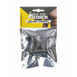 RudeRider Liquid Silicone Ball Stretcher Black (T9734)