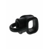 RudeRider Liquid Silicone Cock & Ball Splitter Black (T9735)