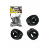 RudeRider Liquid Silicone Power Triangle Black (T9736)