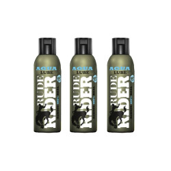 3-Pack Rude Rider Aqua Lubricant 100 ml (Standard Size) (E70023x03)