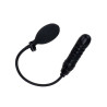 Rude Rider Inflatable Dildo Rubber Black (T7727)