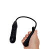 Rude Rider Inflatable Dildo Rubber Black (T7727)