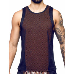 Supawear Swish Mesh Singlet Neon Orange (T9886)