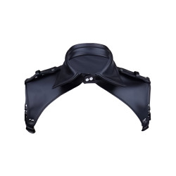 Rude Rider Leatherette Collar Harness Black One Size (T7737)