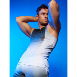 Supawear SPR Performance Gradient Singlet Black & White (T11105)