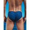 2Eros V20 Signature Print Swim Brief Navy