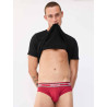 Supawear Ribbed Varsity Brief Underwear Red (T11232)
