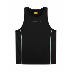 Supawear Speed Singlet Tank Top Black (T11666)