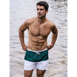 2eros S70 Colour-Blocked Byron Shorts Calypso White/Green (T11668)