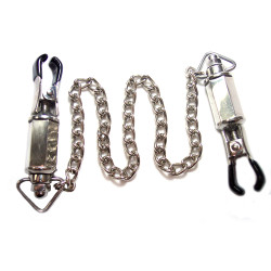 Rouge Stainless Steel Nipple Clamps with Weights (T11493)