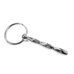 Rouge Stainless Steel Ribbed Urethral Probe (T11479)