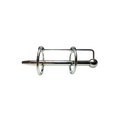 Rouge Stainless Steel Double Ring Sperm Stopper (T11345)
