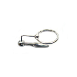 Rouge Stainless Steel Urethral Probe & Cock Ring (T11481)