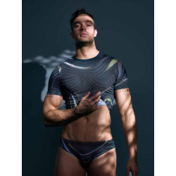 Supawear Printed Pride Crop T-Shirt Rainbow (T11221)