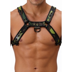 Rouge Leather O.T.H Front Harness Camo/Black (T11375)