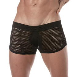 ToF Paris See Through Mini Shorts Black (T12052)