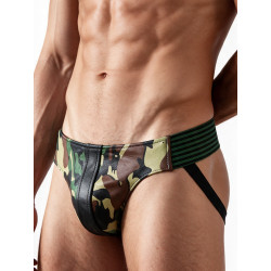 Rouge Leather Jocks with Stripes Camo (T11396)