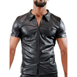 TOF Paris Fetish Zipped Vest Black (T7110)