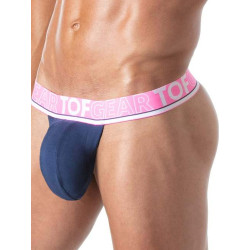 ToF Paris Champion Stringless Thong Underwear Navy (T9328)