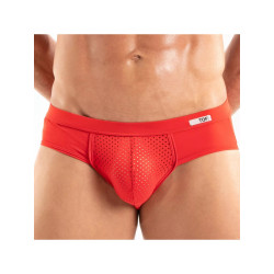 ToF Paris Temptation Microfiber Brief Underwear Red (T12183)