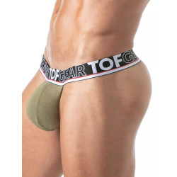 ToF Paris Champion Stringless Thong Underwear Khaki (T12013)