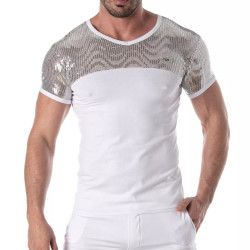 TOF Paris Glitter T-Shirt Silver (T11916)