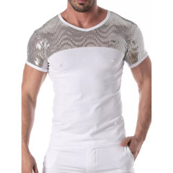 TOF Paris Glitter T-Shirt Silver (T11916)