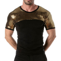 TOF Paris Glitter T-Shirt Gold (T11917)