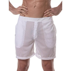 ToF Paris See Through Long Shorts White (T12047)