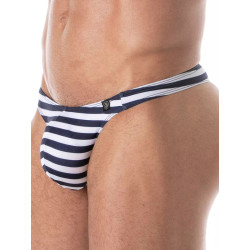 TOF Paris Swim Thong Print Blue (T12193)