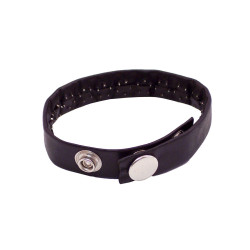 Rouge Leather Pin Prick Cock Strap Black (T11440)