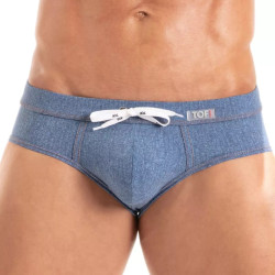 ToF Paris Denim Swim Briefs Blue (T12201)