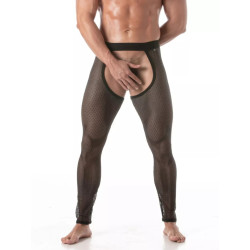ToF Paris Circuit Fishnet Legging Chaps Black (T12076)