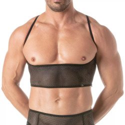 ToF Paris Circuit Fishnet Bustier Black (T12073)