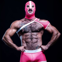 ToF Paris Neon Mesh Shoulder Harness Pink (T11932)