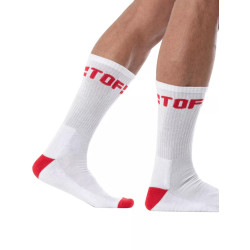 ToF Paris Sport Socks White/Red (T11904)