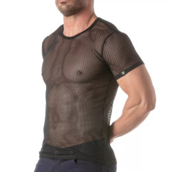 ToF Paris Circuit Fishnet T-Shirt Black (T12068)