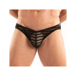 ToF Paris Sheer Mykonos Mini Brief Underwear Black (T11759)