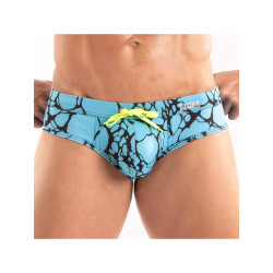 ToF Paris Printed Swim Briefs Blue (T12195)
