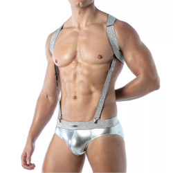 TOF Paris Magic Suspenders Silver One Size (T11989)