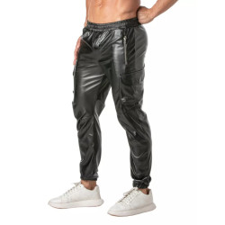 TOF Paris Kinky Cargo Sweat Pants Black (T12029)