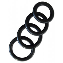 Thick Rubber Cockring 4-Ring-Set 40/45/50/55 mm (T0062U)